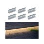 Plug & Shine neoninės LED juostelės spaustukai 5cm (6 vnt)
