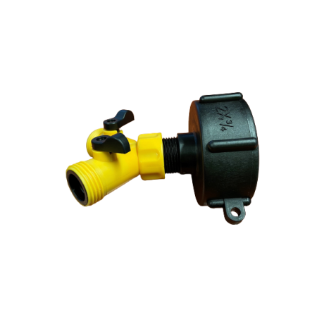 IBC pajungimas 60 mm su 2 kraneliais