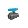 PVC ventilis 3" vidinis sriegis su mėlyna rank