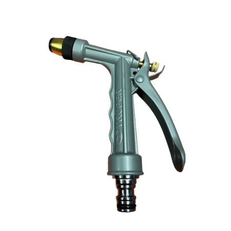 Metalinis pistoletas su reguliuojamu purkštuku, 2 funkcijos TRUPER