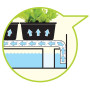 „Grow Light Garden“ daigykla 16W Juoda