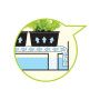 „Micro Grow Light Garden“ daigykla 8W Juoda