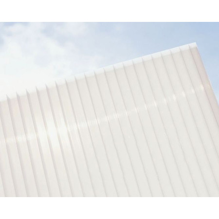 Polikarbonatas (baltas) 2.1x6m, 6mm, 0,77kg/m2