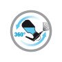Rankinis slėginis purkštuvas 360º, 2L
