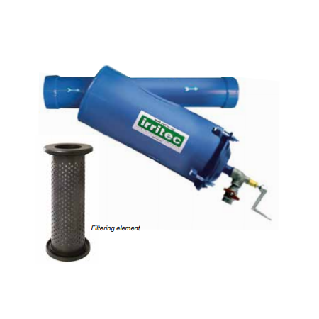 Filtras diskinis 3" pusiau automatinis