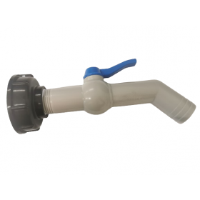 IBC Ventilis 45° plastikinis 1" išsr x 32 mm žarna