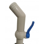 IBC Ventilis 45° plastikinis 1" išsr x 32 mm žarna