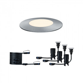 Plug & Shine įleidžiamų šviestuvų komplektas Mini 3x2.5W (3000K)