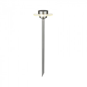 Įsmeigiamas lauko šviestuvas su saulės baterija