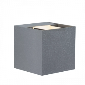 Kubo formos sieninis lauko šviestuvas pilkos spalvos