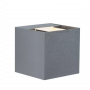 Kubo formos sieninis lauko šviestuvas pilkos spalvos